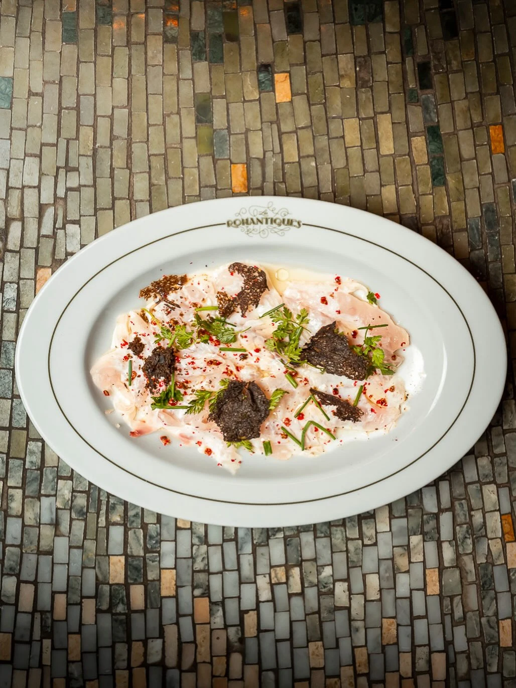 Une assiette de la cuisine française des Romantiques